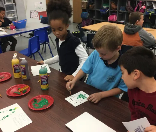 Bridgeway kids painting