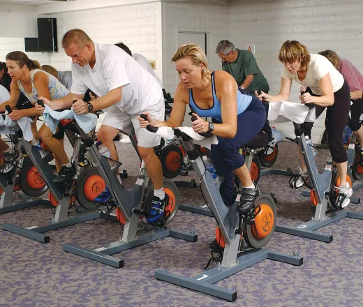 Group Fitness Spin Class