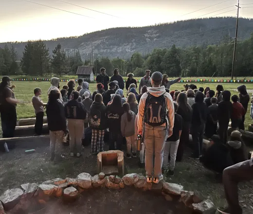 Bear Valley camp kids enjoying the scenery.