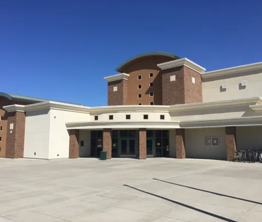 george washington carver high school front building