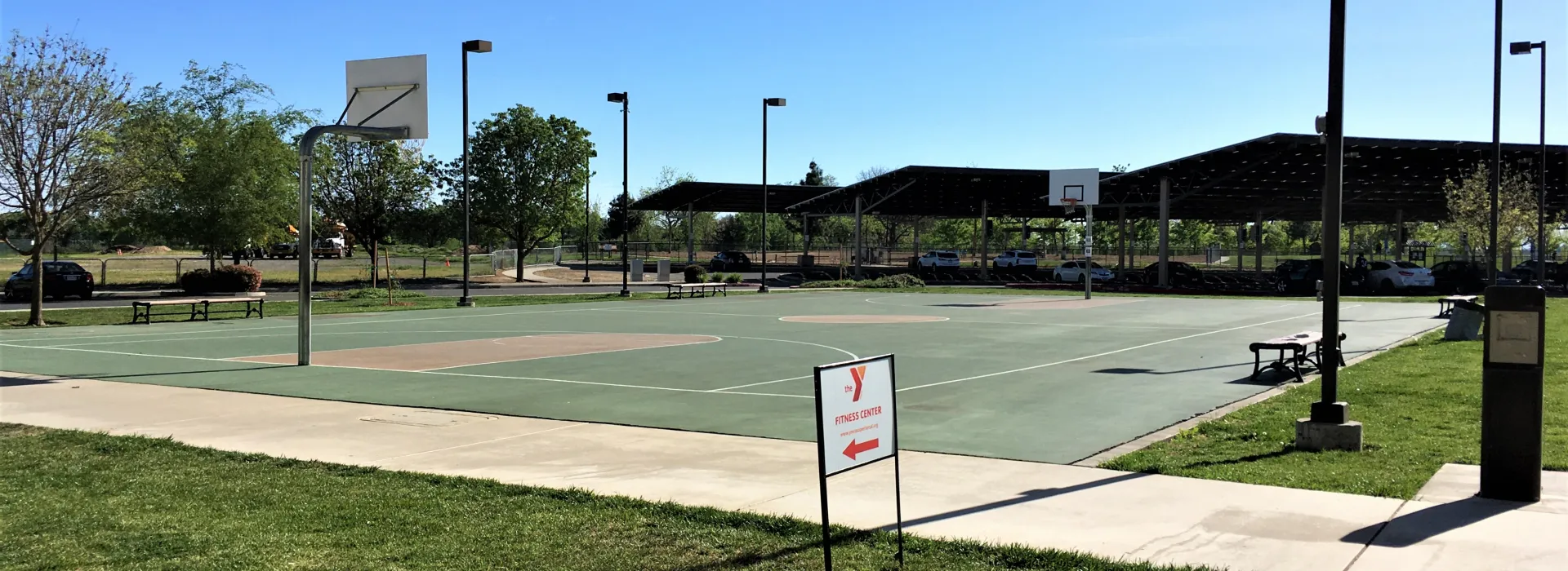 YMCA Fitness Center Outdoor Basketball Courts
